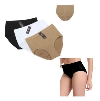 Pack X3 Bombacha Microfibra Señora Bombachon Manystore