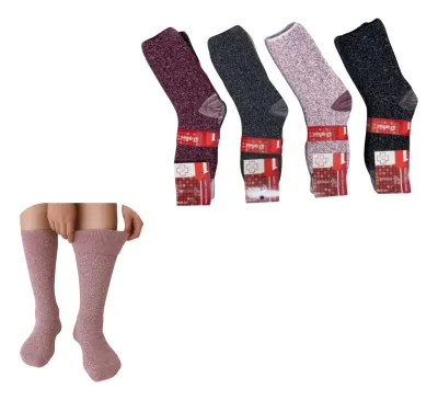 Pack X3 Soquete Largo Para Diabético Pie Sensible Elastizado De Dama