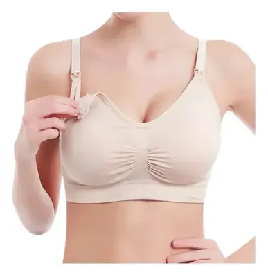 Pack X3 Soutien Corpiño De Lactancia Maternal C/bretel Ajustable