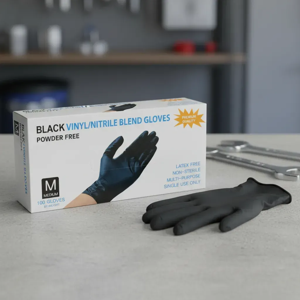 Guantes Descartable De Nitrilo Sin Látex Caja De 100unds