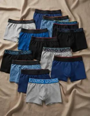 Bóxer Uomo Algodón X6