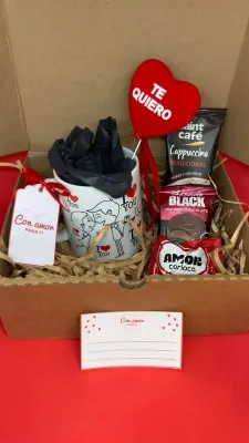 Caja Regalo Taza Personalizada San Valentín