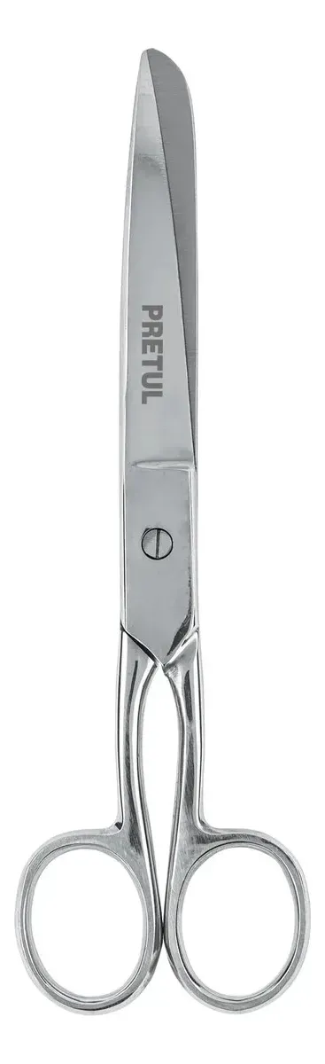 Tijera 7 Acero Inoxidable Para Costura Pretul Plateado