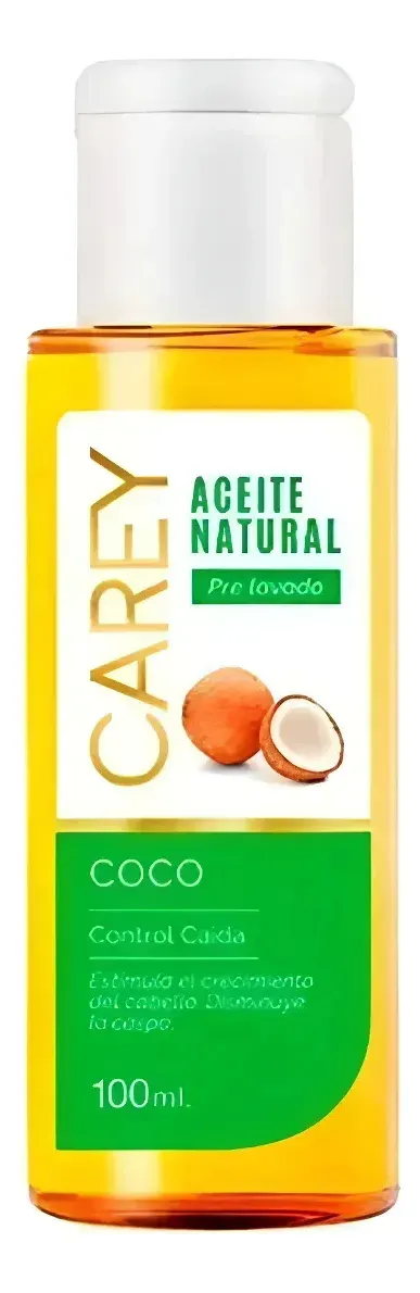 Aceite De Coco Para Cabello Y Piel Carey 100 Ml