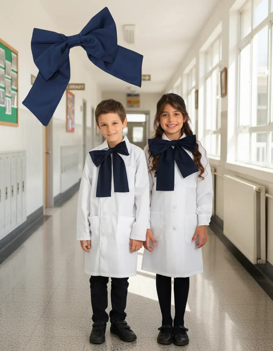 MOÑA ESCOLAR UNISEX ARMADA CON ELASTICO