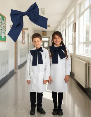 MOÑA ESCOLAR UNISEX ARMADA CON ELASTICO