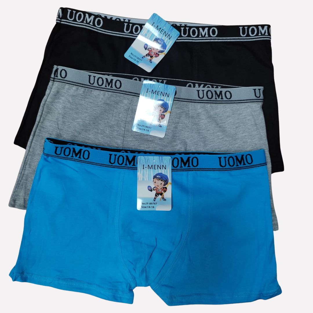 Boxer infantil de algodón