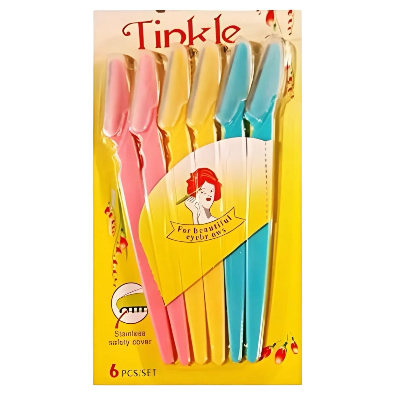 Perfilador de Ceja X6 unidades Navajas Faciales