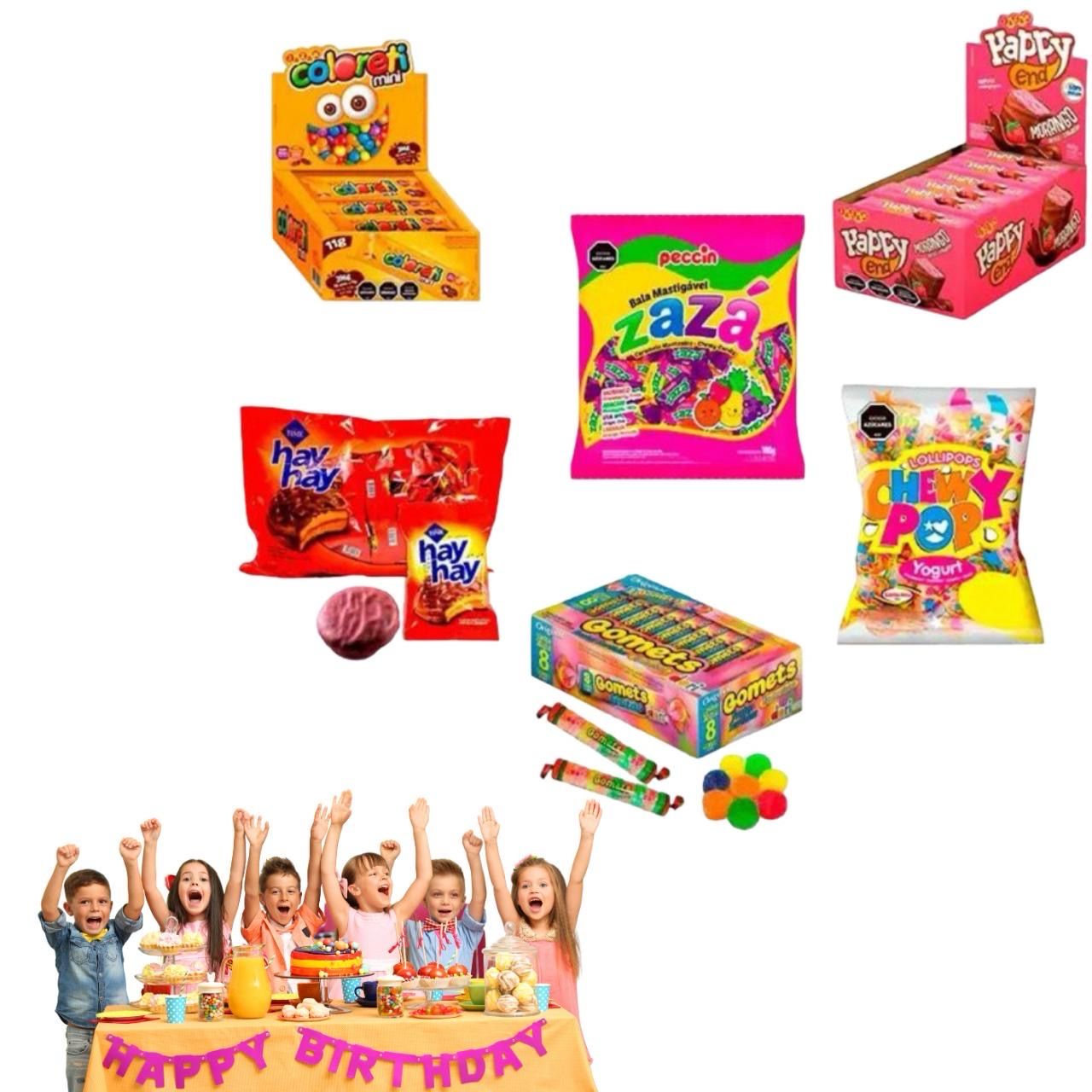 Kit golosina sorpresita para fiesta infantil