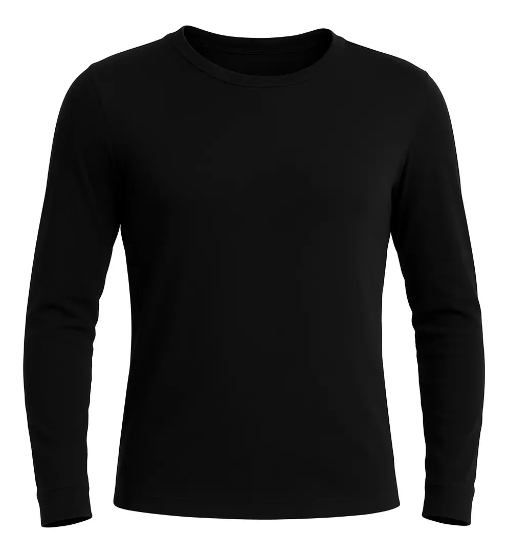 Remera Manga Larga Con Afelpado Térmico Para Hombre