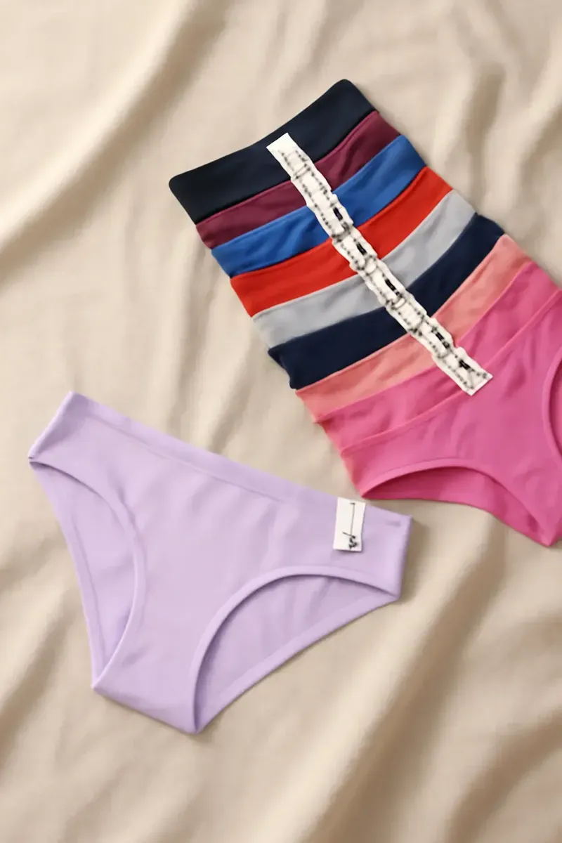 Pack X3 Bombacha Culotte De Algodón Elastizada