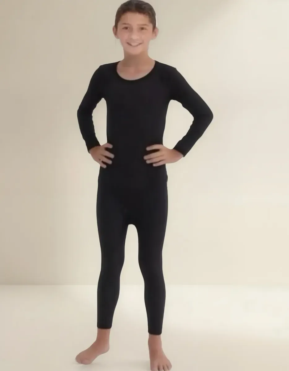 Calza Térmica De Niños C/afelpado Térmico Y Botón