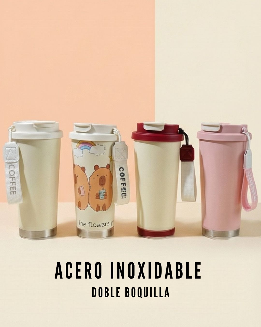 Vaso térmico 550ml para te o café acero inoxidable