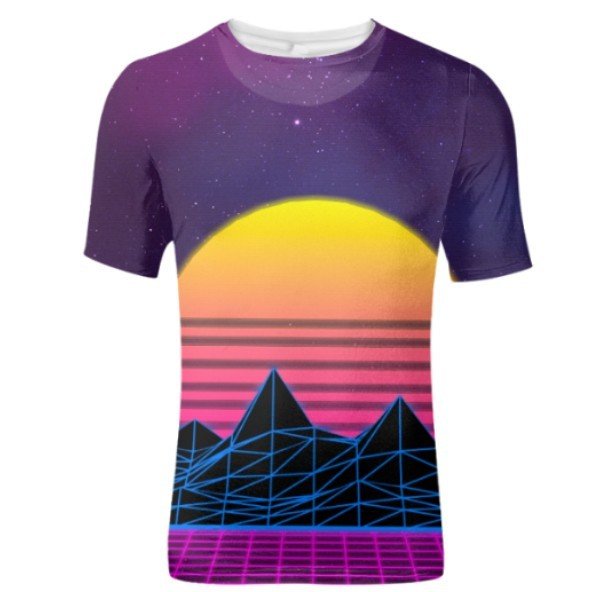 Synphwave Mens Print Tee