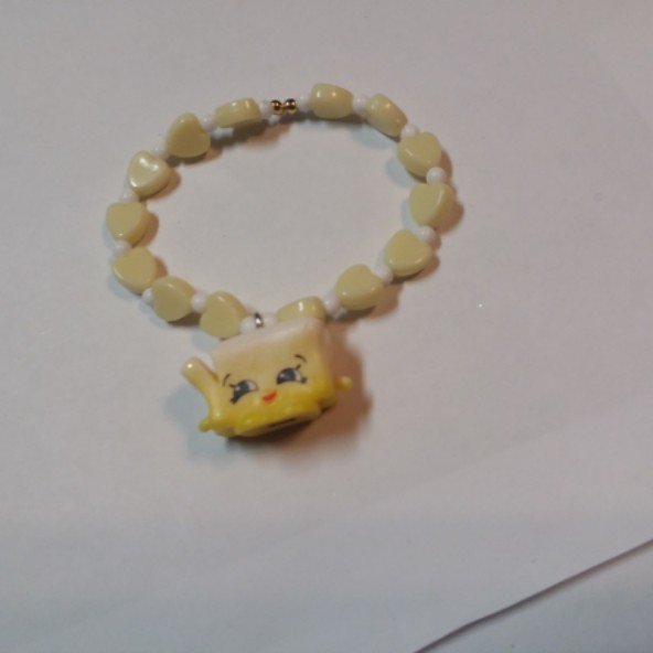 Shopkins Cheese Bracelet