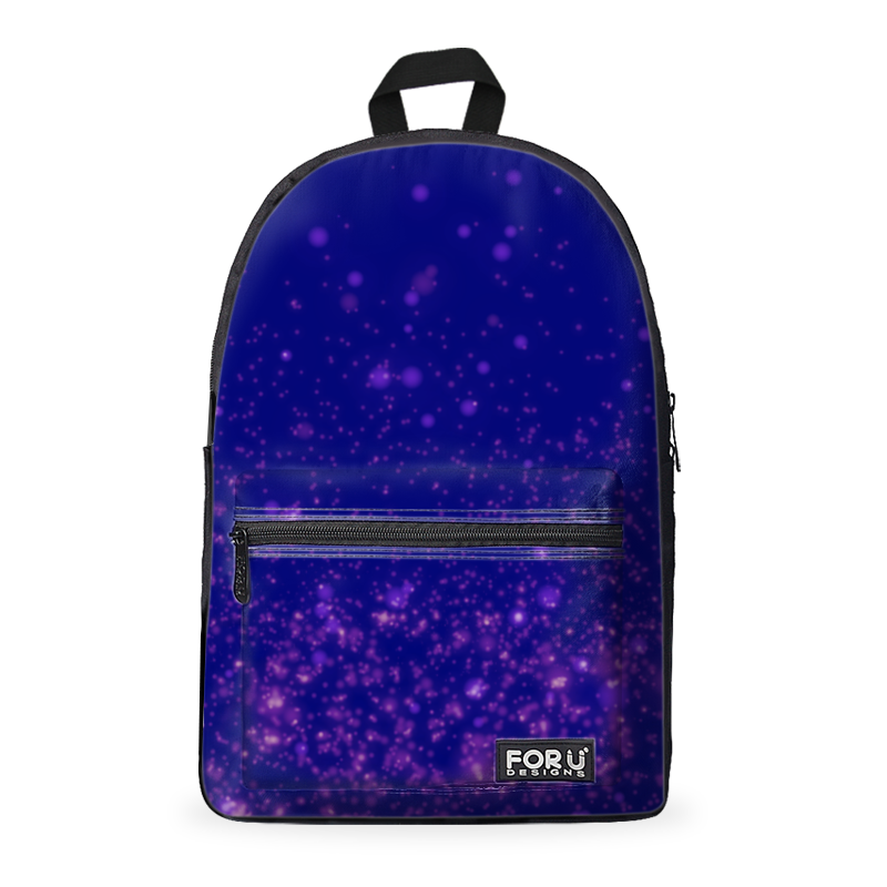 colony feast purple cotton backpack