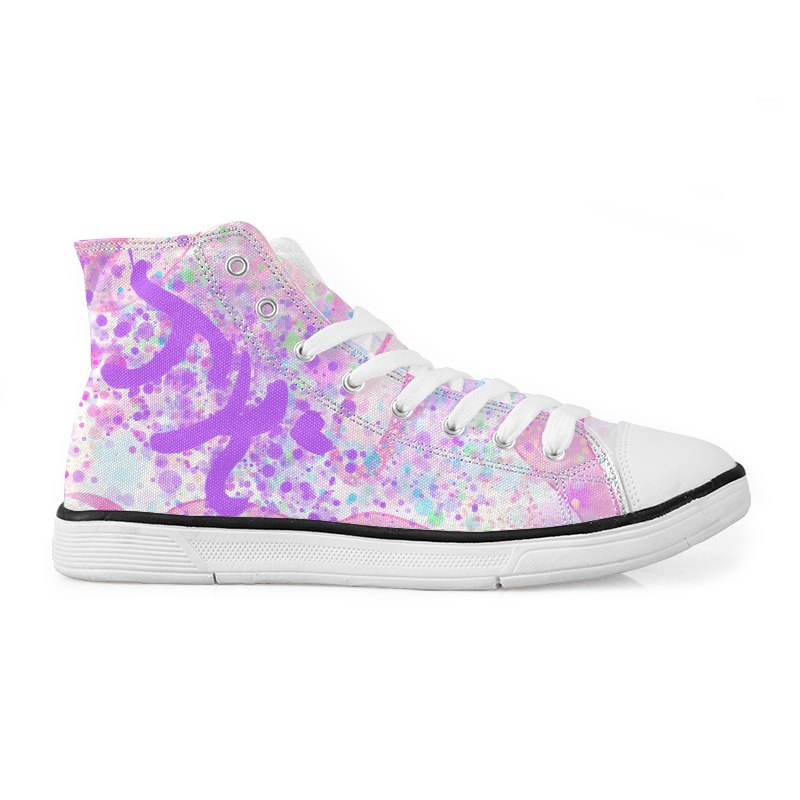 Ouji Splash High Top Canvas Shoes