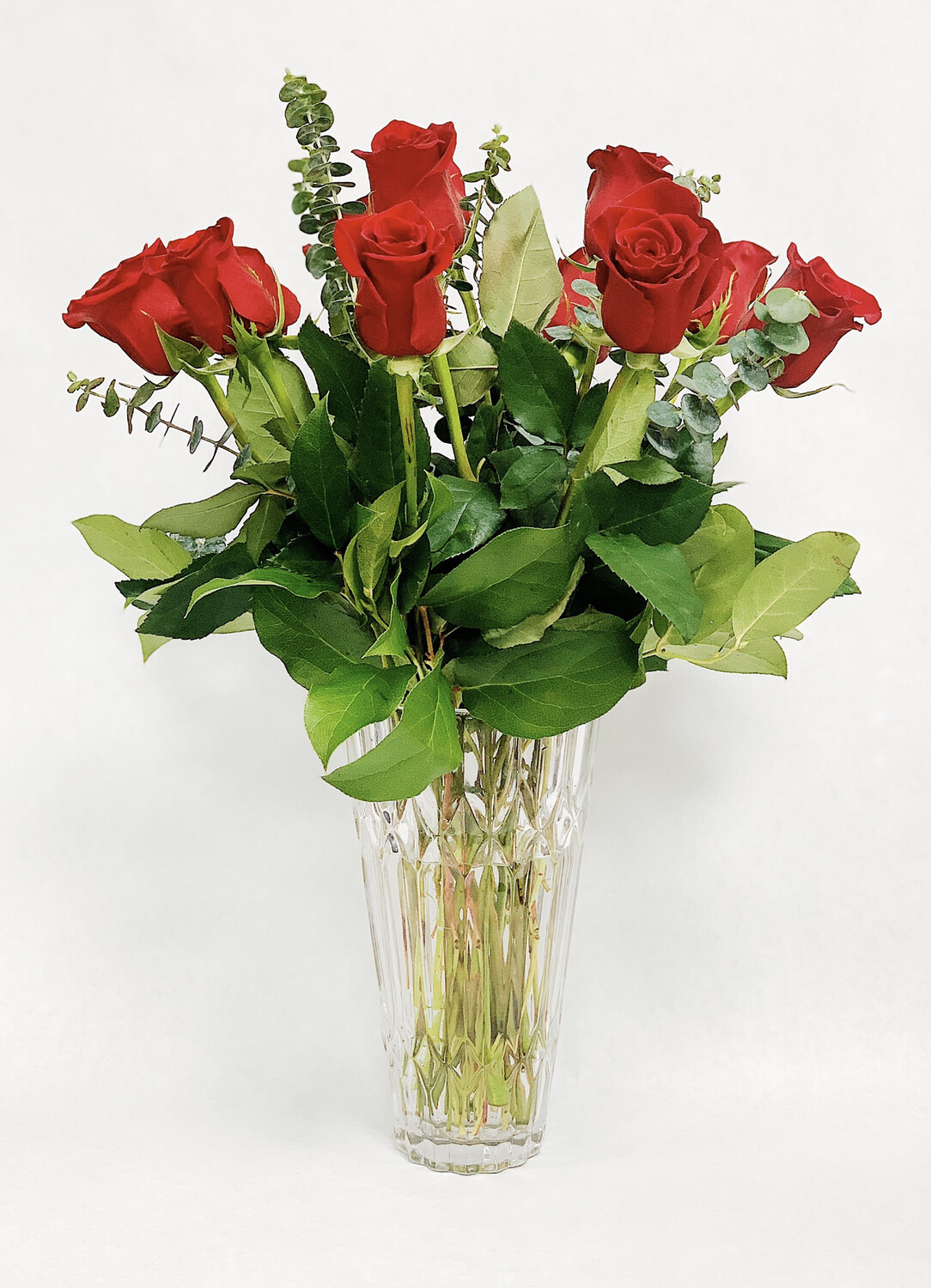 Roses In Signature Vase 12