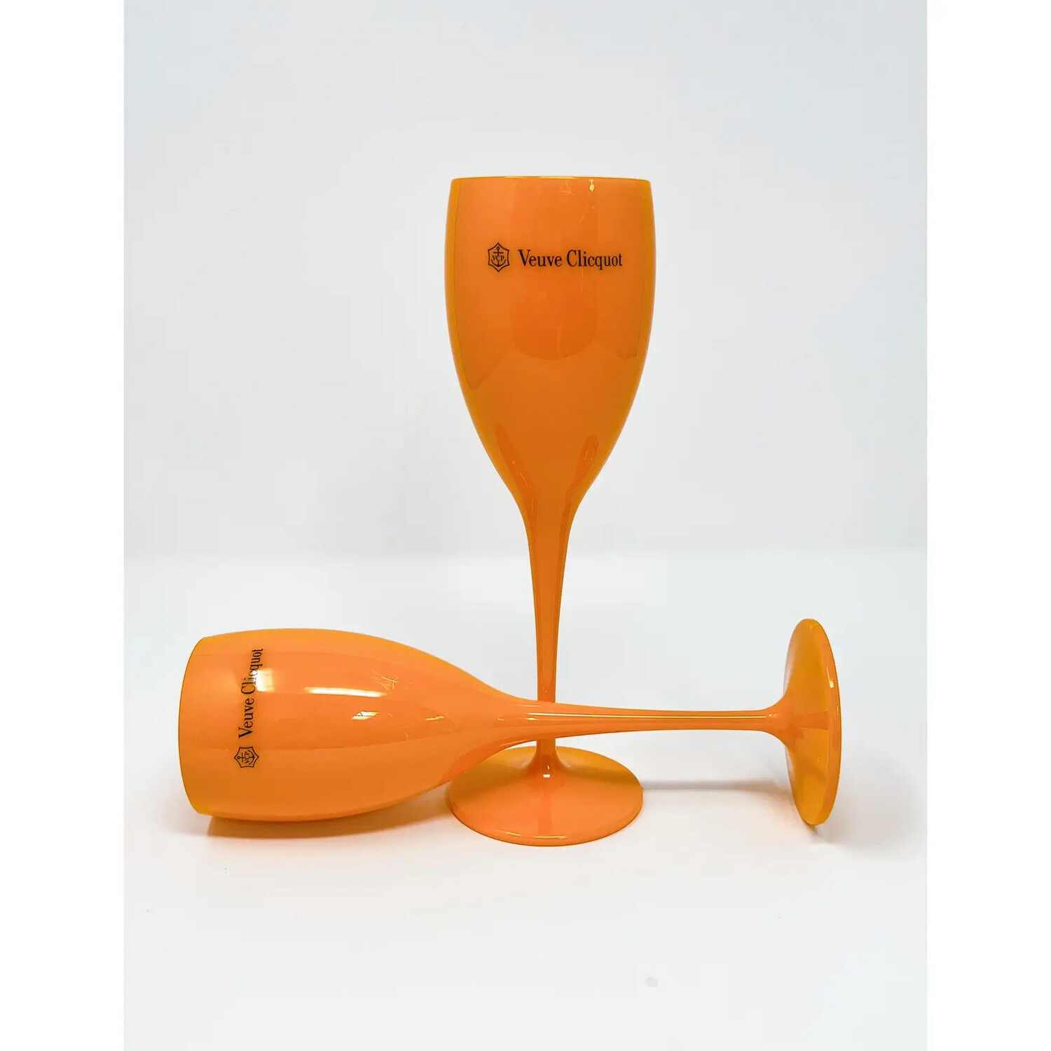 Orange Plastic Champagne Flutes Orange Plastic Champagne Flutes