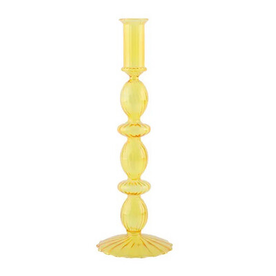 Yellow Decor Candle Holder Yellow Decor Candle Holder
