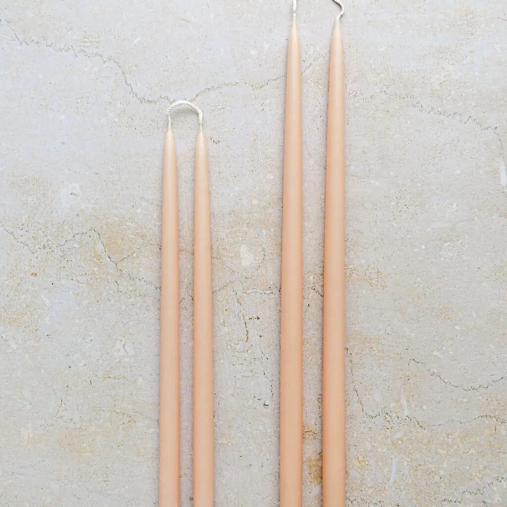 Candle Pair (Soft Peach) Candle Pair (Soft Peach)