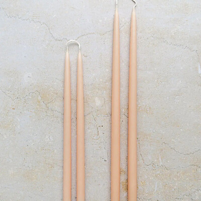Candle Pair (Soft Peach) Candle Pair (Soft Peach)