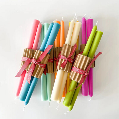 Candle Pair (Coral)