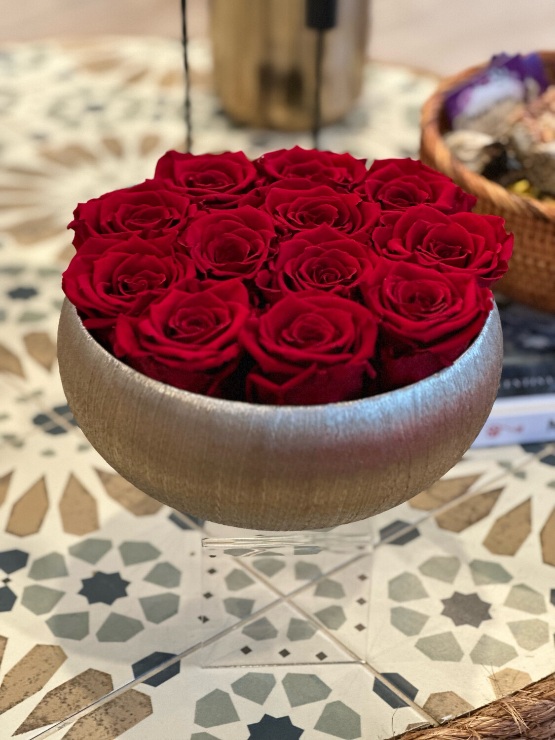 Gold Etched Bowl (everlasting)