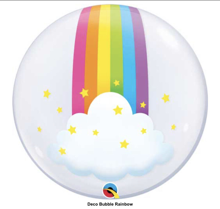 Helium Rainbow Deco Helium Rainbow Deco