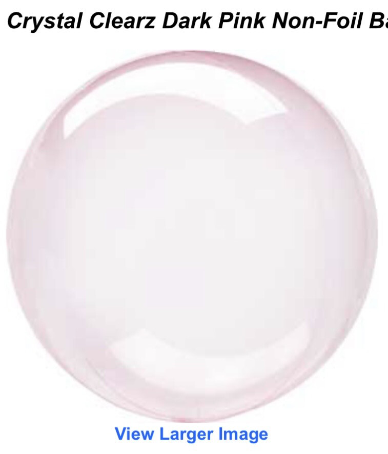Helium Crystal Clear (Pink) Helium Crystal Clear (Pink)