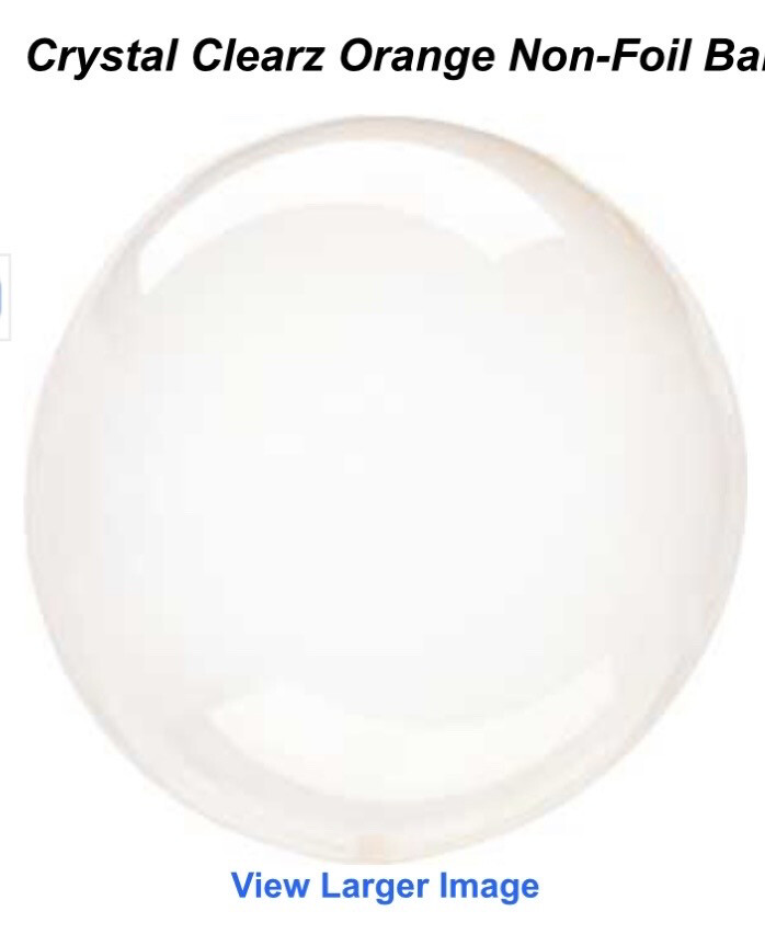 Helium Crystal Clearz (Orange) Helium Crystal Clearz (Orange)