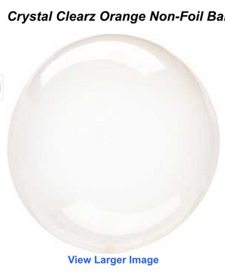 Helium Crystal Clearz (Orange) Helium Crystal Clearz (Orange)