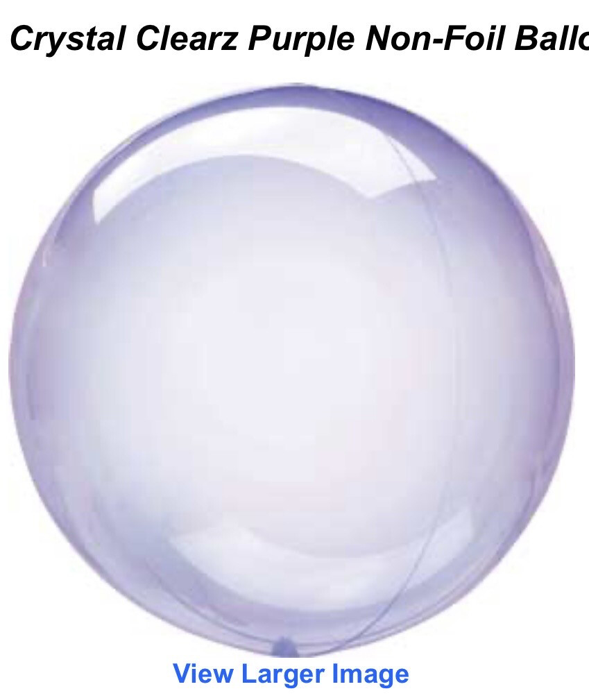 Helium Crystal Clearz (Purple) Helium Crystal Clearz (Purple)