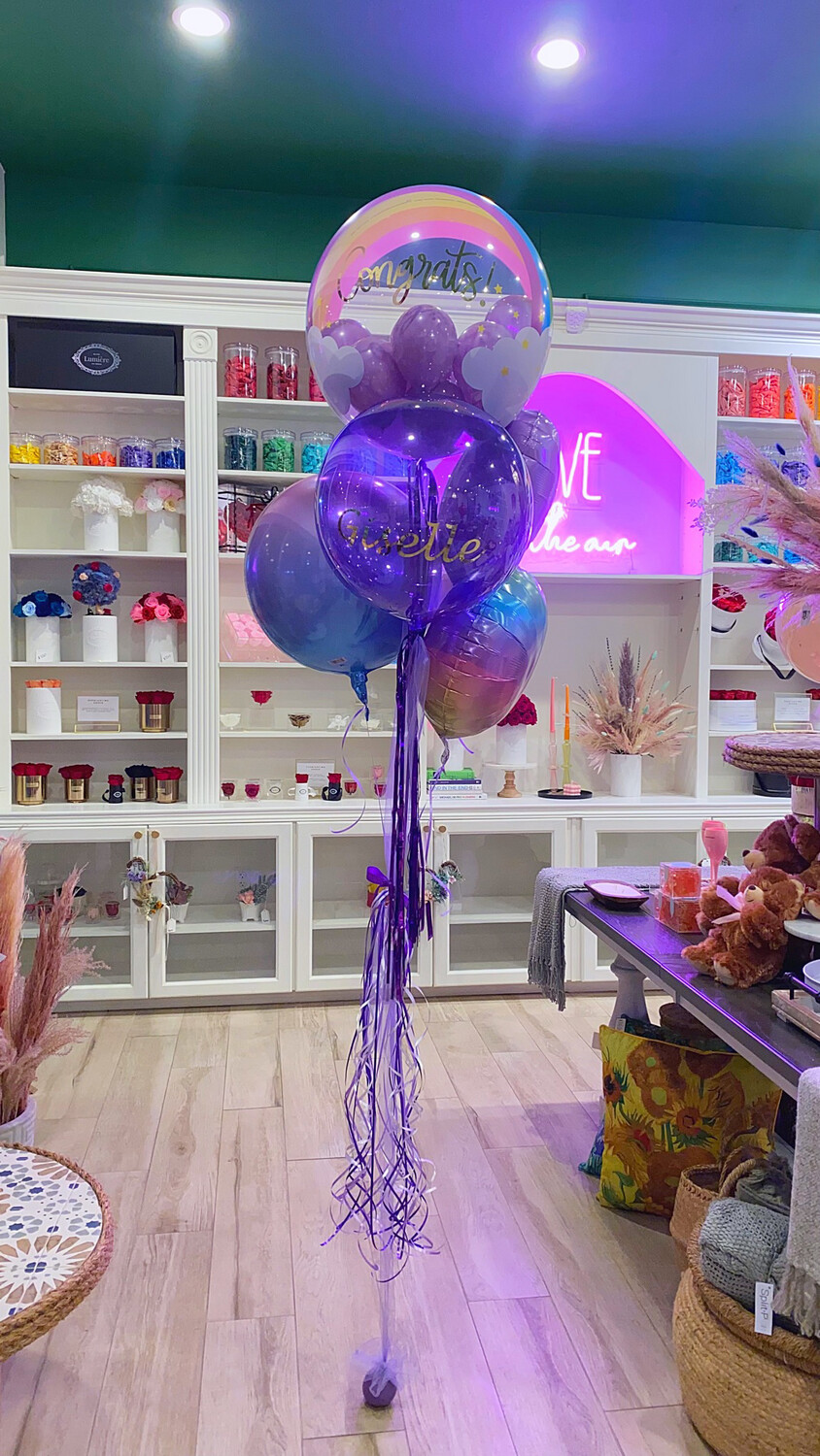 Helium Rainbow Deco
