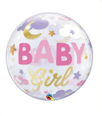 Helium Filled Baby Girl Deco Helium Filled Baby Girl Deco