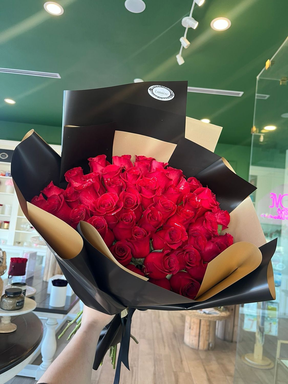50 Roses Wrapped