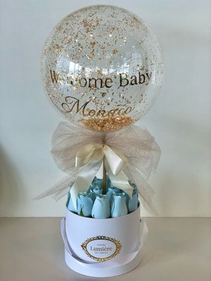 Welcome Baby Flower & Balloon Box Welcome Baby Flower & Balloon Box