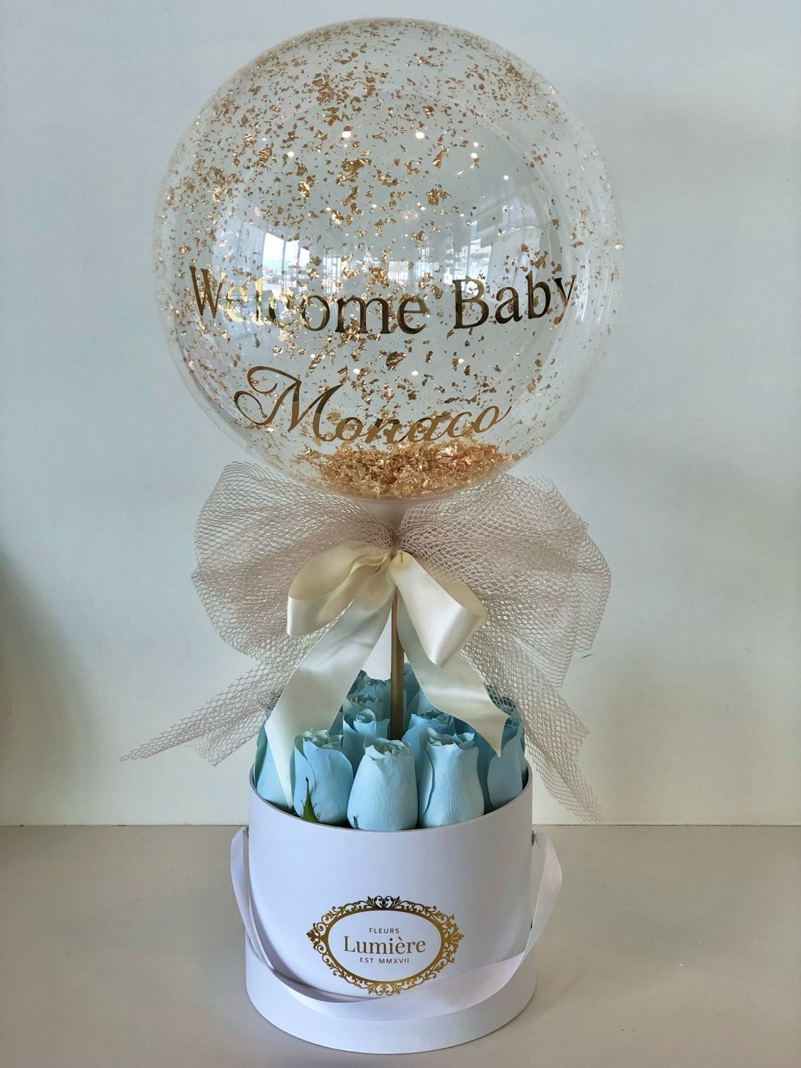Welcome Baby Flower & Balloon Box Welcome Baby Flower & Balloon Box