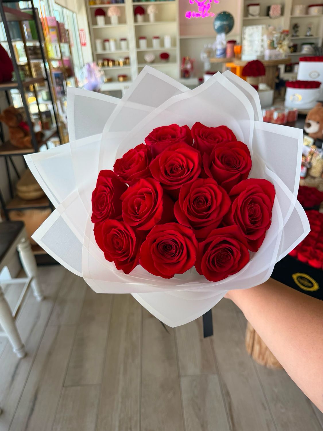 12 Roses Wrapped