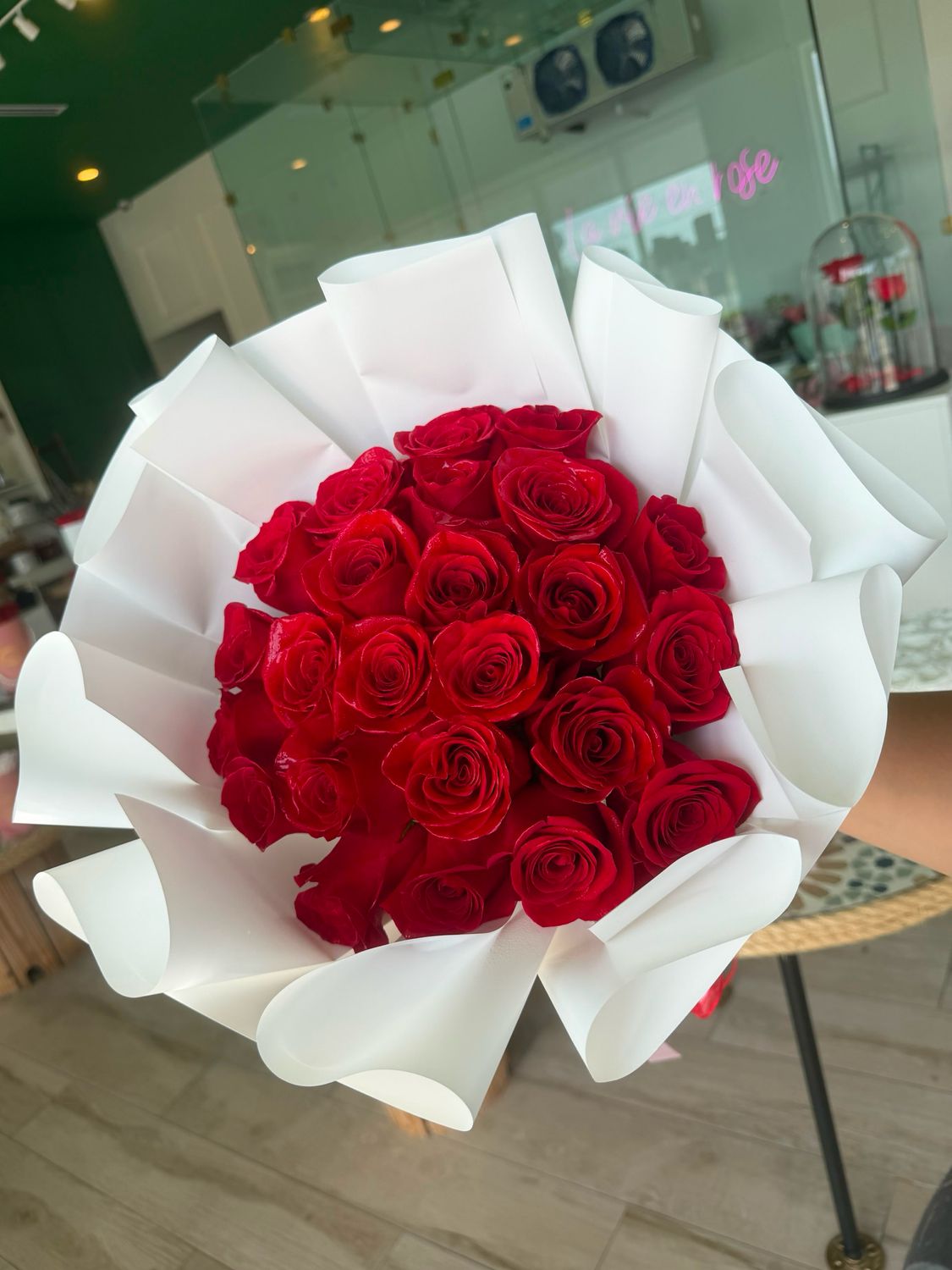 24 Roses Wrapped 24 Roses Wrapped