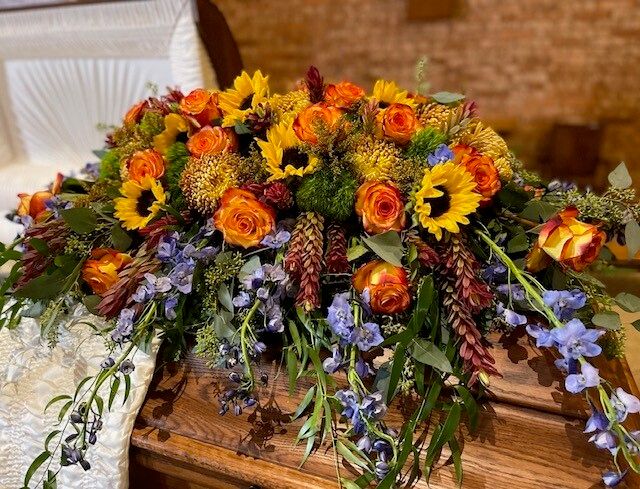 Fall Casket Piece