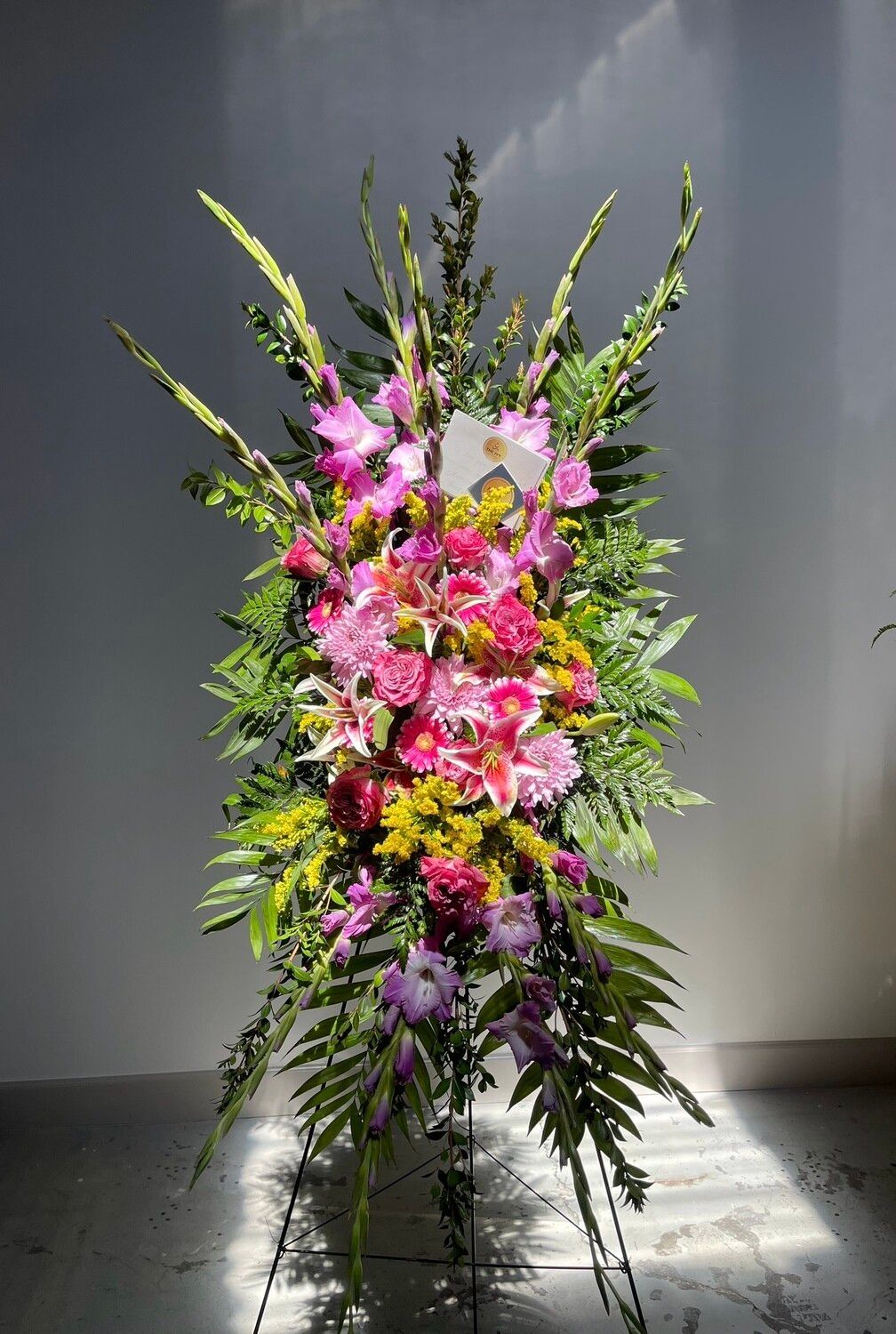 Pink Florals Easel