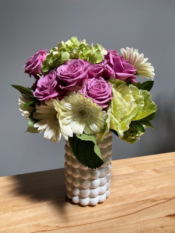 Purple Peace Vase Arrangement