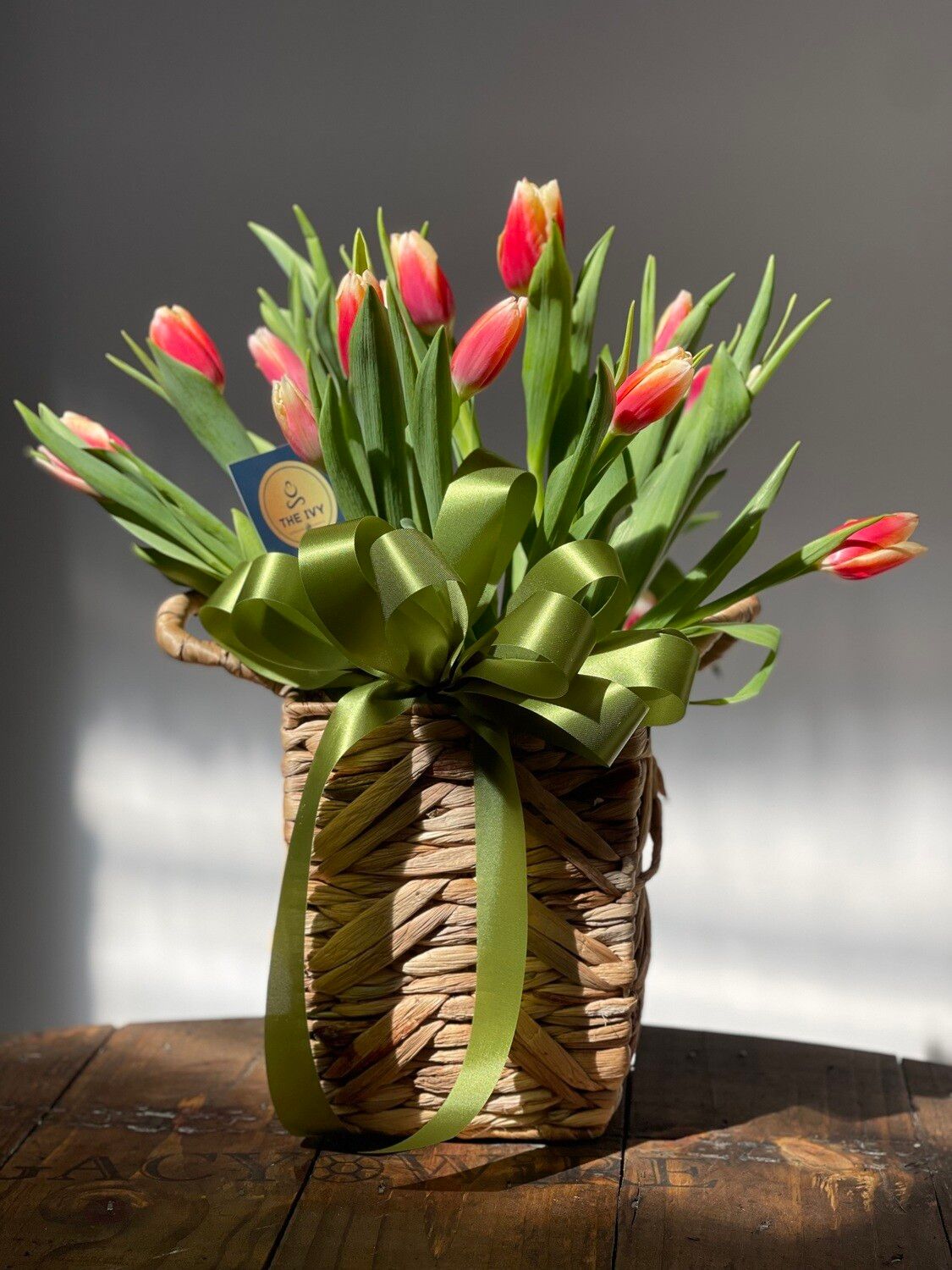 Spring Tulip Basket