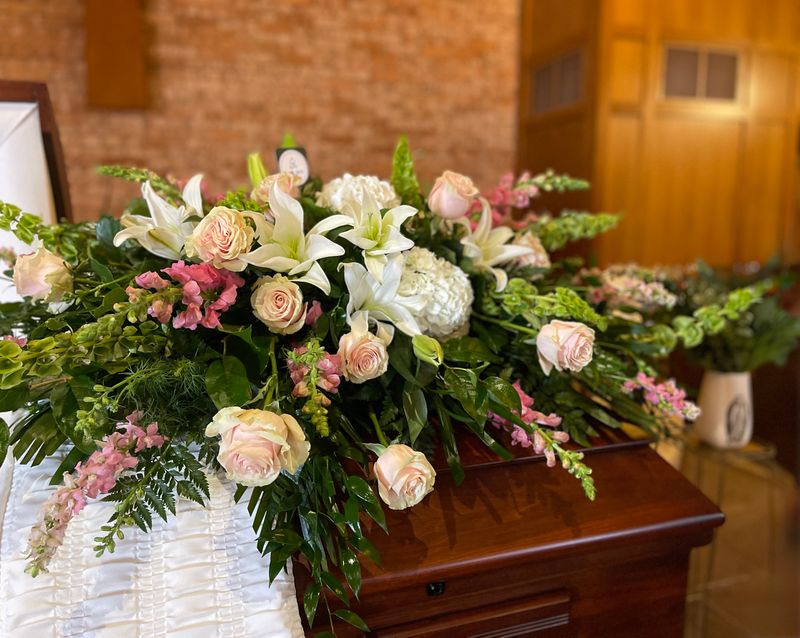 Timeless Grace Casket Spray