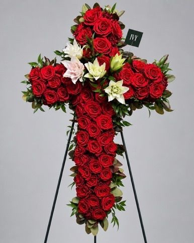 Sacred Remembrance Rose Cross