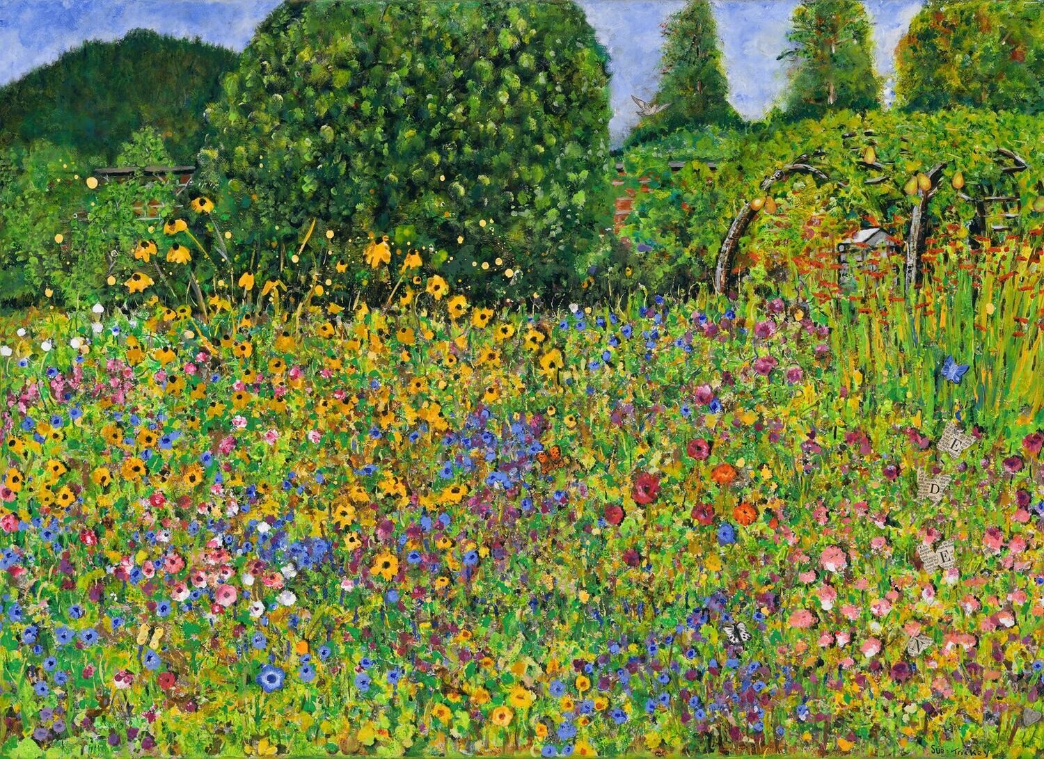 Prinknash Abbey Gardens ( Giclee Print )