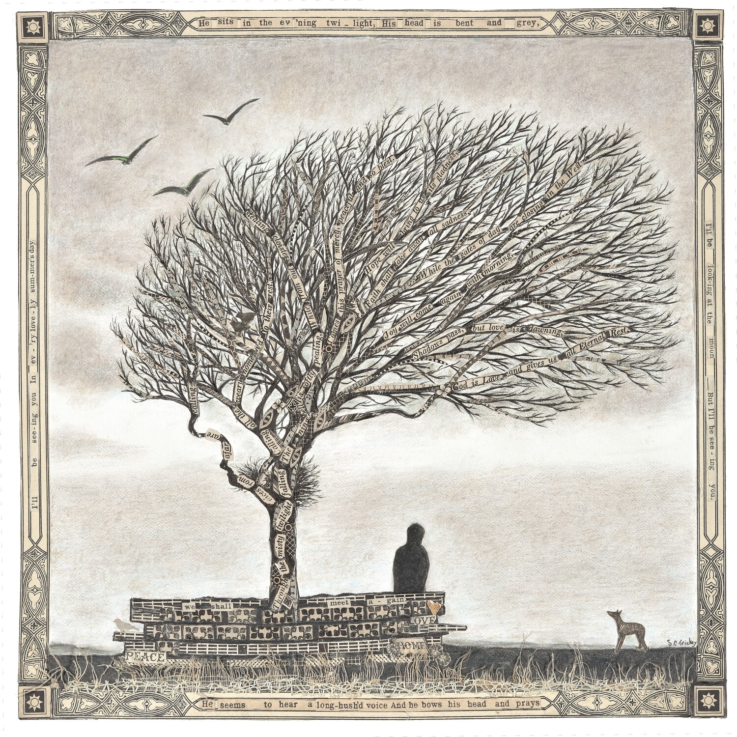 &quot;The Lone Tree&quot;   Genuine Giclee Print