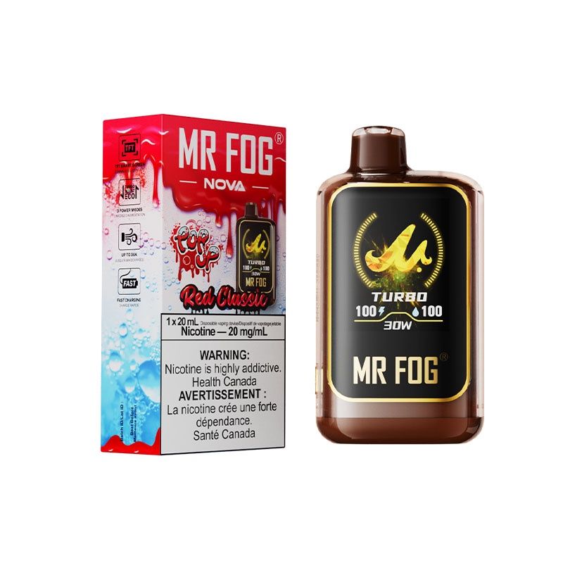 Mr. Fog - Nova - Pop Up - SK/BC, Flavor: Red Classic 20mg