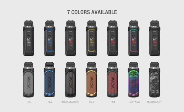 Smok IPX80 Pod Kit - CRC, Colour: Black Carbon Fibre